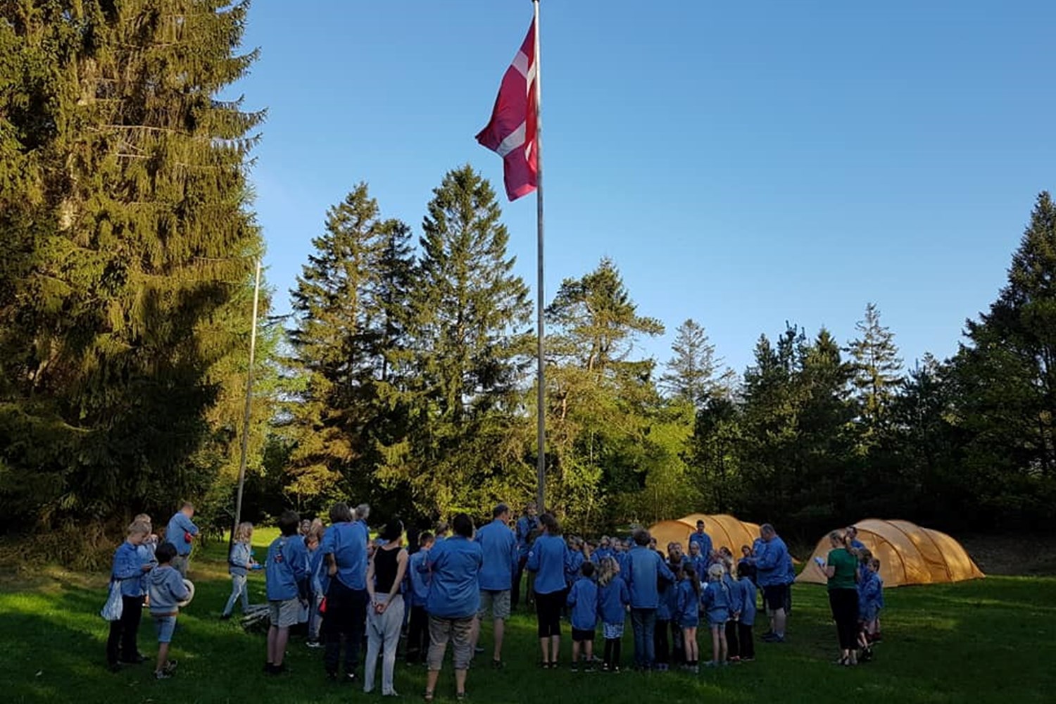 Årets sommerlejr for Puslinge, Tumlinge & Pilte fandt sted den 9. - 13. maj 2018 på Øksedallejren ved Nibe.